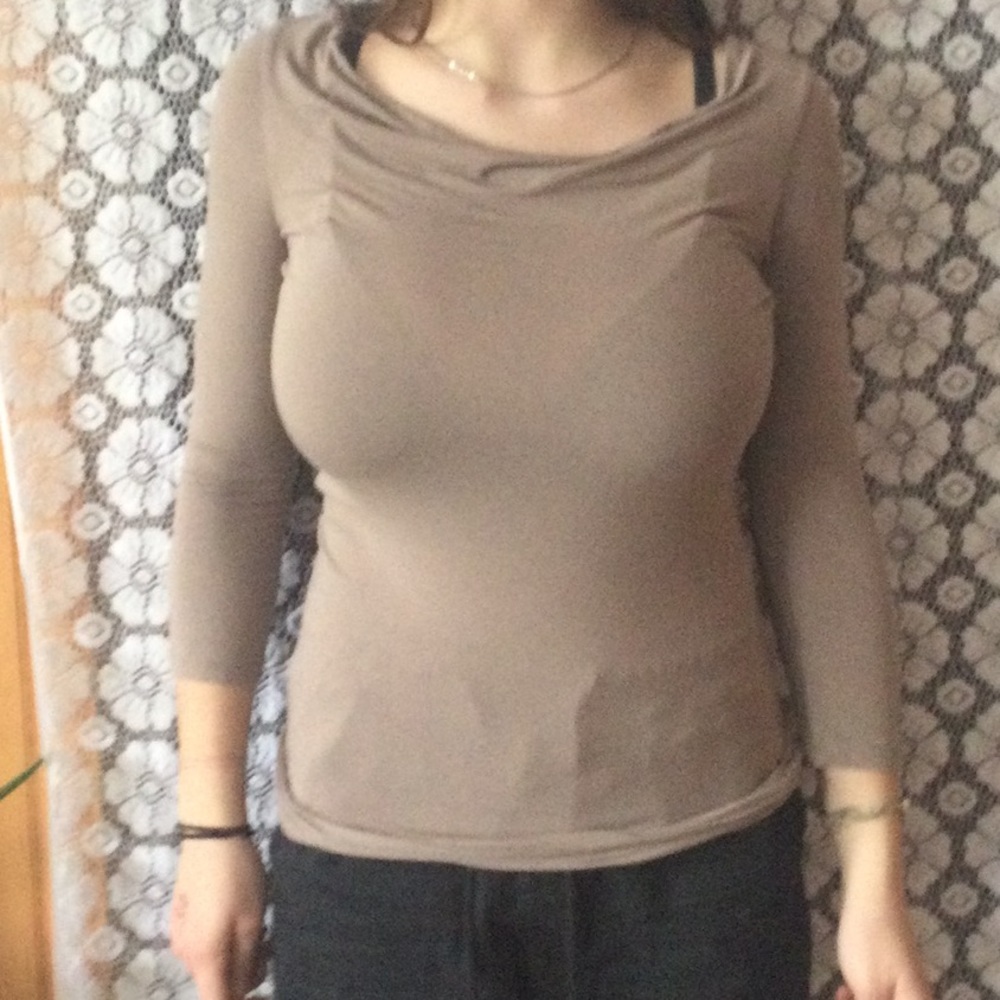 Tan long sleeve